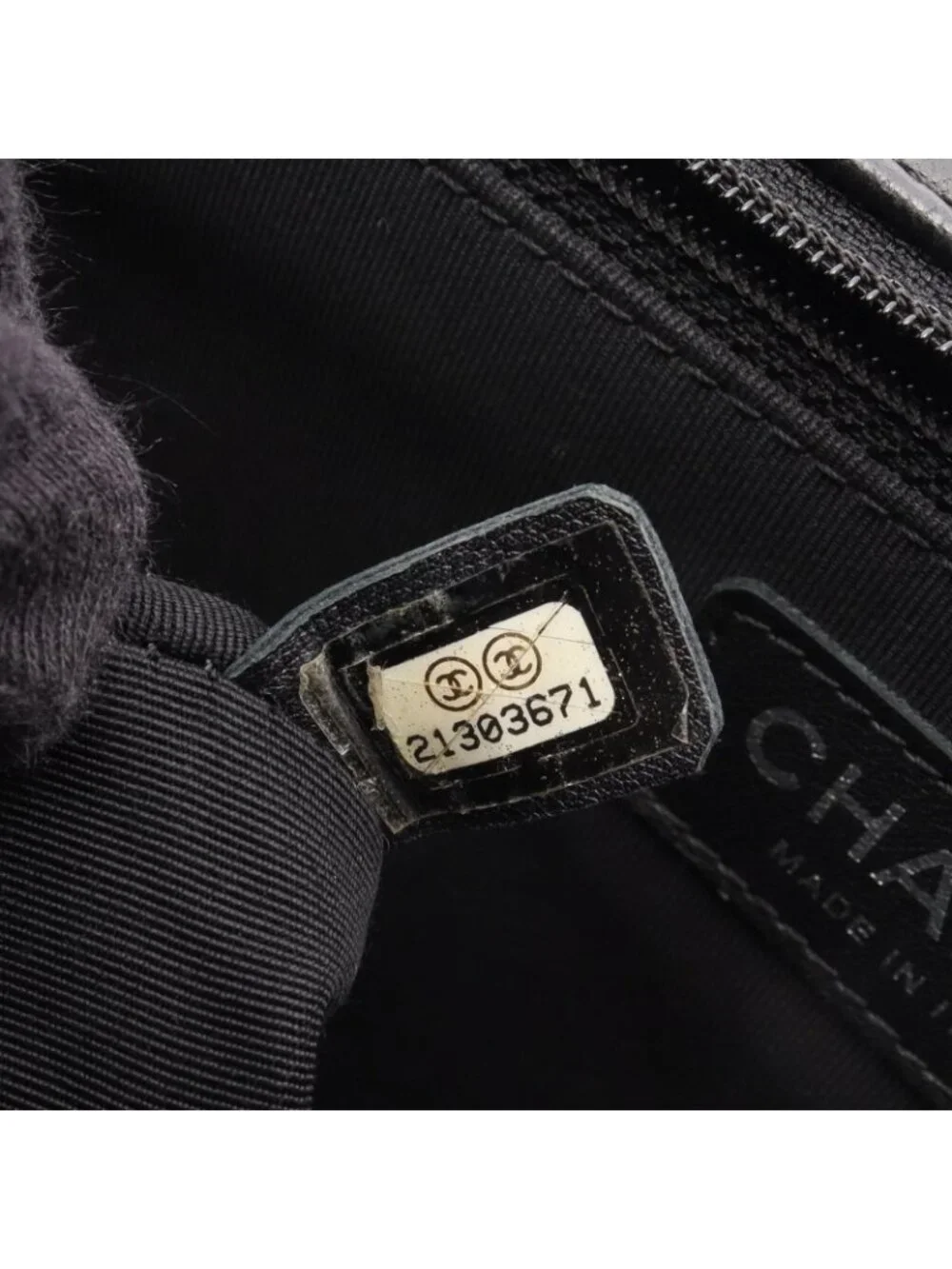 Chanel Shoulder Bag Boy Large Black Lambskin Chain